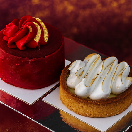 Podkład bankietowy do monoporcji kwadratowy 8x8 cm biały