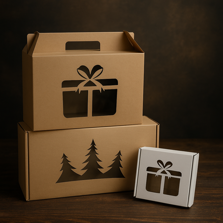 Opakowanie prezentowe kuferek 35x15x25 cm kraft