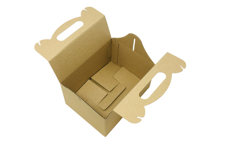 Pudełko na ciasto 19x14x10 cm  tekturowe kraft 