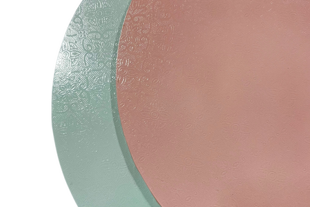 Podkład  pod tort MDF 3mm Ø 25cm jasno różowy