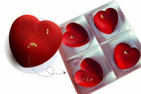 Pudełko na monoporcje 19x19x8 cm białe