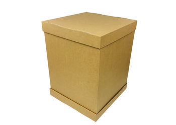 Pudełko na tort piętrowy 31x31x45 cm kraft